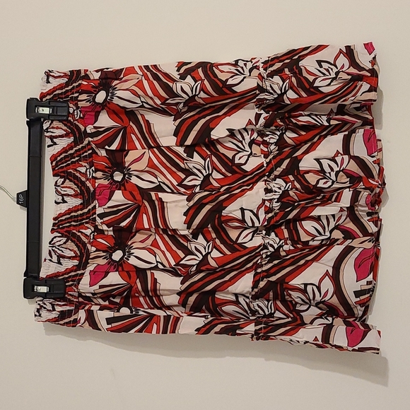 Anthropologie Floral Mini Skirt - Picture 4 of 9